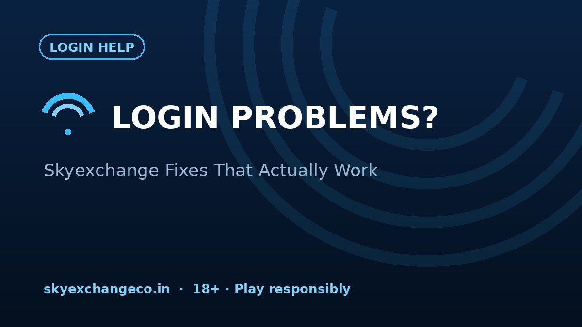 Skyexchange login problems and fixes